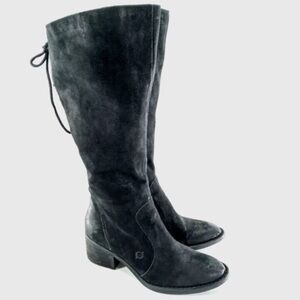 Born Hayden Tall Suede Riding Boot Sz 9.5